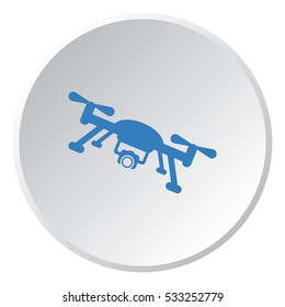 drone Icon, flat design style