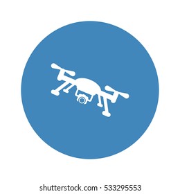 drone Icon, flat design style