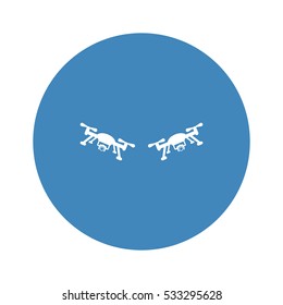 drone Icon, flat design style