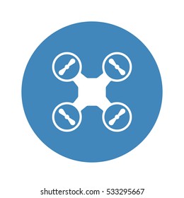 drone Icon, flat design style