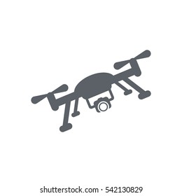 drone Icon, flat design style