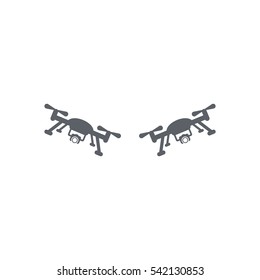 drone Icon, flat design style