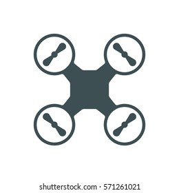 drone Icon, flat design style