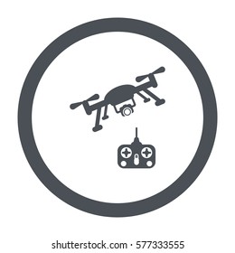 drone Icon, flat design style