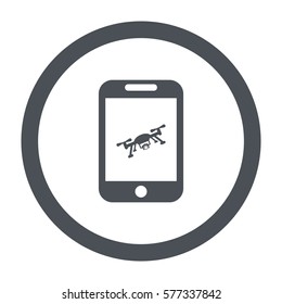 drone Icon, flat design style