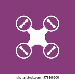drone Icon, flat design style