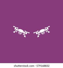 drone Icon, flat design style