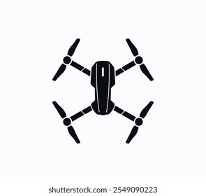 Icono de dron. Ilustrador de Vector de estilo mínimo de alta calidad.