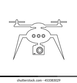 Drone icon illustration design