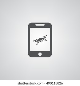 drone icon illustration isolated vector sign symbol