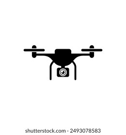 Drohnensymbol isoliert auf weißem Hintergrund. Drone-Ikone im trendigen Design-Stil für Website und mobiles App.