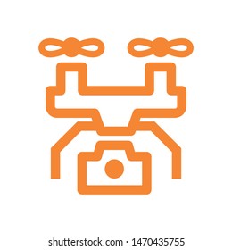 drone icon isolated sign symbol vector illustration - vector  