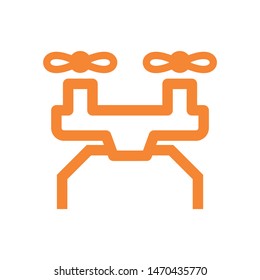 drone icon isolated sign symbol vector illustration - vector  
