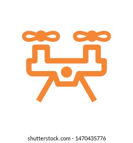 drone icon isolated sign symbol vector illustration - vector  
