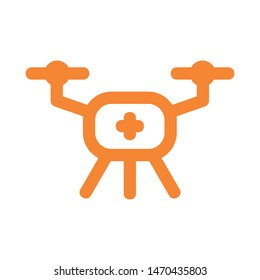 drone icon isolated sign symbol vector illustration - vector  