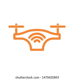 drone icon isolated sign symbol vector illustration - vector  