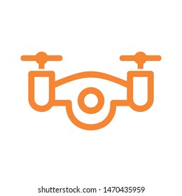 drone icon isolated sign symbol vector illustration - vector  