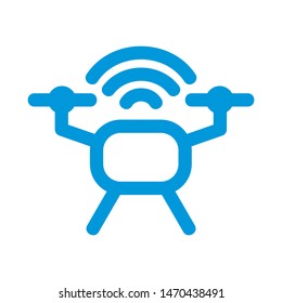 drone icon isolated sign symbol vector illustration - vector  