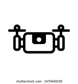 drone icon isolated sign symbol vector illustration - vector  