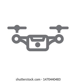 drone icon isolated sign symbol vector illustration - vector  