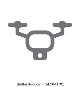 drone icon isolated sign symbol vector illustration - vector  