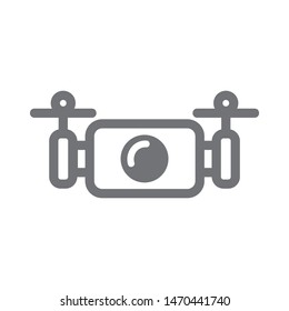 drone icon isolated sign symbol vector illustration - vector  