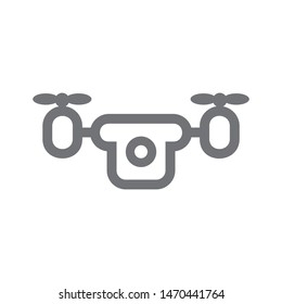 drone icon isolated sign symbol vector illustration - vector  