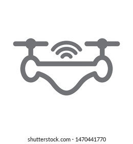 drone icon isolated sign symbol vector illustration - vector  