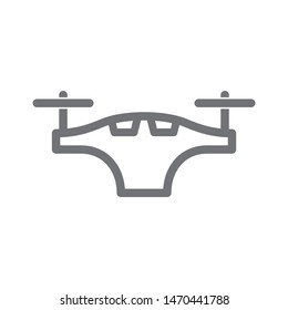 drone icon isolated sign symbol vector illustration - vector  