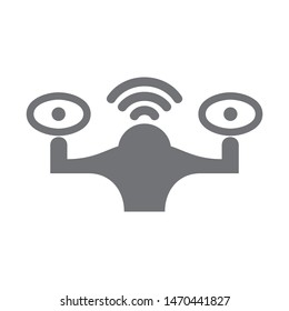 drone icon isolated sign symbol vector illustration - vector  