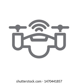 drone icon isolated sign symbol vector illustration - vector  