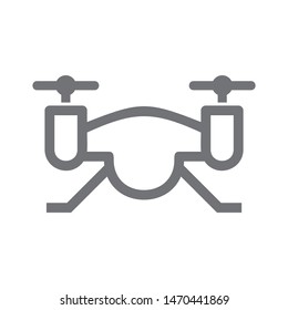 drone icon isolated sign symbol vector illustration - vector  