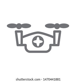 drone icon isolated sign symbol vector illustration - vector  