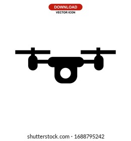 drone icon or logo isolated sign symbol vector illustration - high quality black style vector icons

