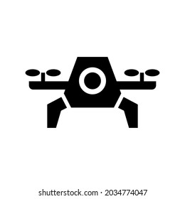 drone icon or logo isolated sign symbol vector illustration - high quality black style vector icons
