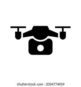 drone icon or logo isolated sign symbol vector illustration - high quality black style vector icons
