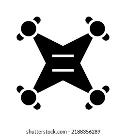 drone icon or logo isolated sign symbol vector illustration - high quality black style vector icons
