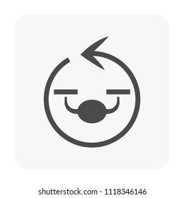 Drone icon on white.