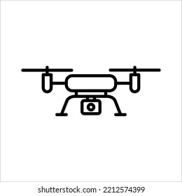 icono drone en fondo blanco