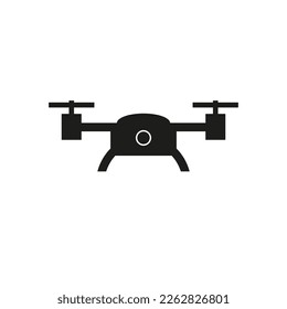 Drone icon. Pictogram. Simple flat vector illustration on a white background.