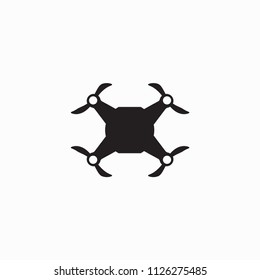 Drone icon. Quadcopter vector design. Quad copter illustration. Element of new technology