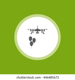 drone Icon, quadrocopter icon