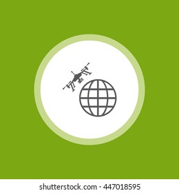 drone Icon, quadrocopter icon