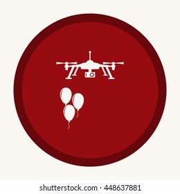 drone Icon, quadrocopter icon