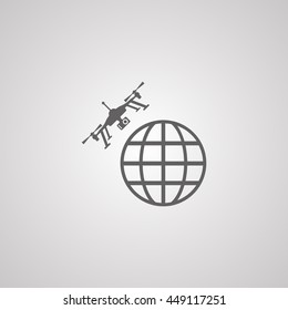 drone Icon, quadrocopter icon