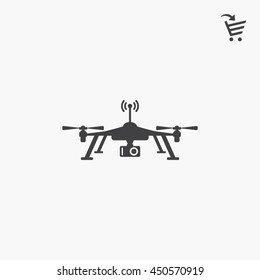 drone Icon, quadrocopter icon