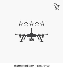 drone Icon, quadrocopter icon