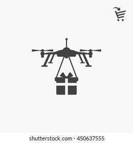 drone Icon, quadrocopter icon