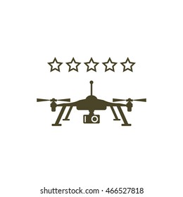 Drone Icon, Quadrocopter Icon Vector