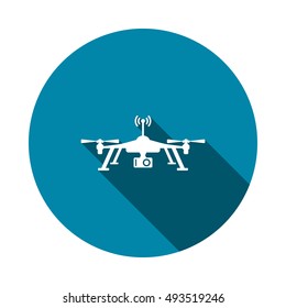 Drone Icon, Quadrocopter Icon Vector